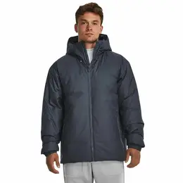 Under Armour: Синий пуховик 