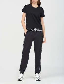 EMPORIO ARMANI: Чёрная футболка 
