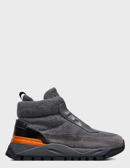 SANTONI: Сірі кросівки 