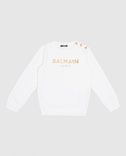 Balmain: Белый свитшот 