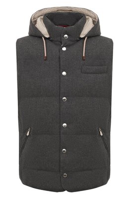 Brunello Cucinelli: Тёмный жилет 
