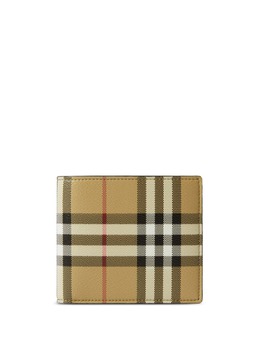 Burberry: Бежевый кошелёк  Vintage Check