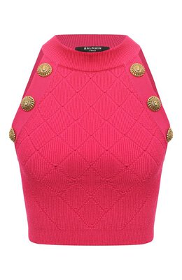 Balmain: Топ из вискозы 