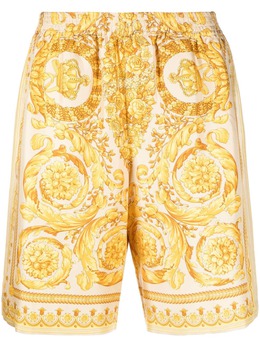 Versace: Шорты  Barocco с принтом