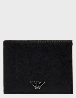 EMPORIO ARMANI: Чорні гаманці 