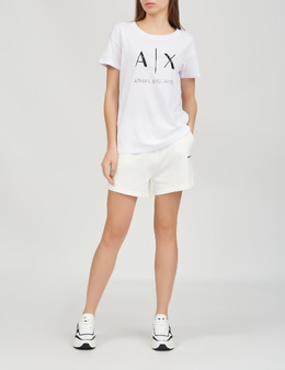 ARMANI EXCHANGE: Белая футболка 
