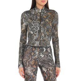 Just Cavalli: Толстовка со змеиным принтом 