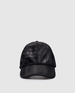 Off-White: Чорні кепки 