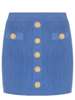 BALMAIN: Юбка из вискозы 