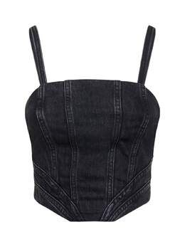 AMIRI: Джинсовый корсет 