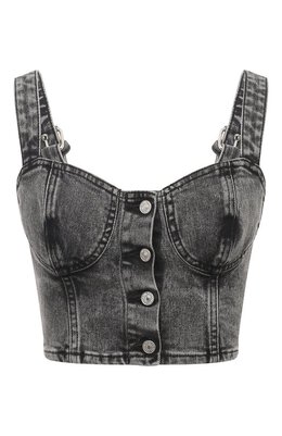 7 For All Mankind: Джинсовый топ 