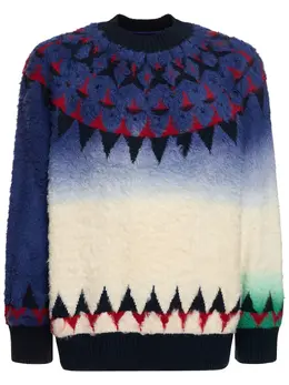 SACAI: Жаккардовый свитер 