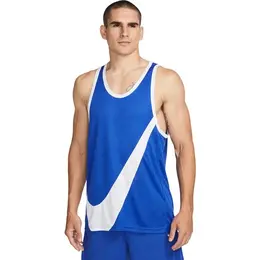 NIKE: Синяя майка  Dri FIT