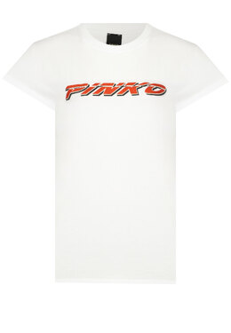 PINKO: Белая футболка 