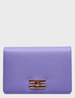 ELISABETTA FRANCHI: Фиолетовая сумка 