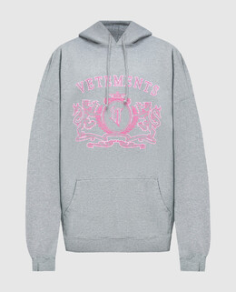 Vetements: Серая толстовка 