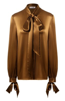 Saint Laurent: Шёлковая блуза 