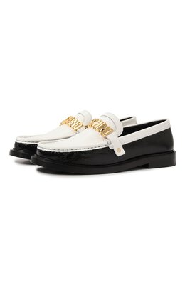 Moschino: Блестящие лоферы 
