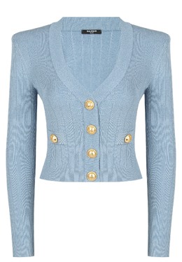BALMAIN: Трикотажный кардиган 