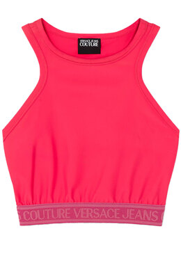 VERSACE JEANS COUTURE: Розовый топ 