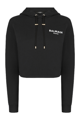 BALMAIN: Чёрная толстовка 