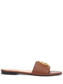 BALLY: Коричневые шлёпанцы 