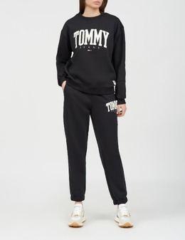 TOMMY HILFIGER: Чёрные брюки 