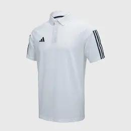 adidas: Белое поло 