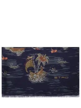 ETRO: Шарф с принтом 