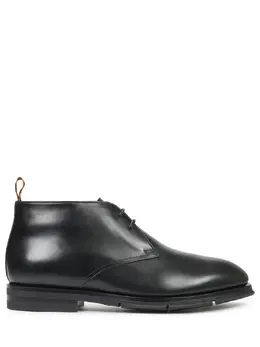 SANTONI: Чёрные ботинки 
