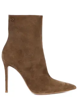 GIANVITO ROSSI: Бежевые ботинки 