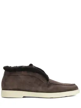 SANTONI: Коричневые ботинки 