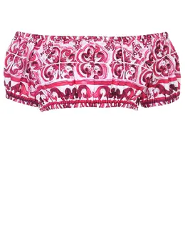 DOLCE & GABBANA: Хлопковый топ 