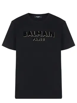 BALMAIN: Хлопковая футболка 