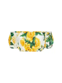 DOLCE & GABBANA: Хлопковый топ 
