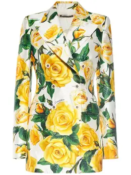DOLCE & GABBANA: Куртка  Rose с принтом