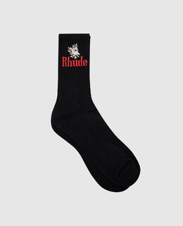Rhude: Чорні шкарпетки 