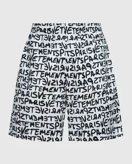 Vetements: Белые шорты 