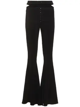 MUGLER: Брюки из вискозы 