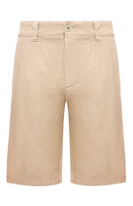 120% Lino: Бежевые шорты 
