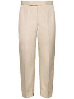 THOM BROWNE: Хлопковые брюки 