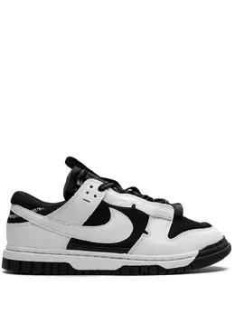Nike: Чёрные кроссовки  Dunk Low