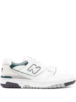 New Balance: Белые кроссовки  550
