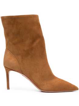 Aquazzura: Коричневые ботинки 
