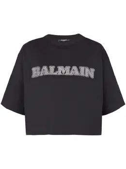 Balmain: Хлопковая футболка 