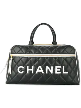 CHANEL Pre-Owned: Чёрная сумка на руку 