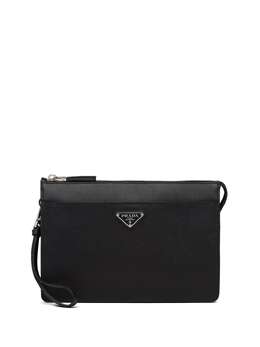 Prada: Чёрный клатч 