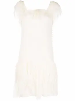 John Galliano Pre-Owned: Платье с оборками 