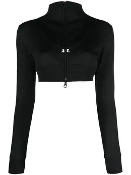 Courrèges: Чёрная куртка 