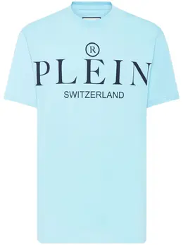 Philipp Plein: Светлая футболка 